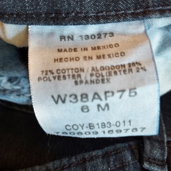 Riders by Lee Dark Demim 5 Pocket Capri Jeans Size 6 NWOT - Picture 5 of 6